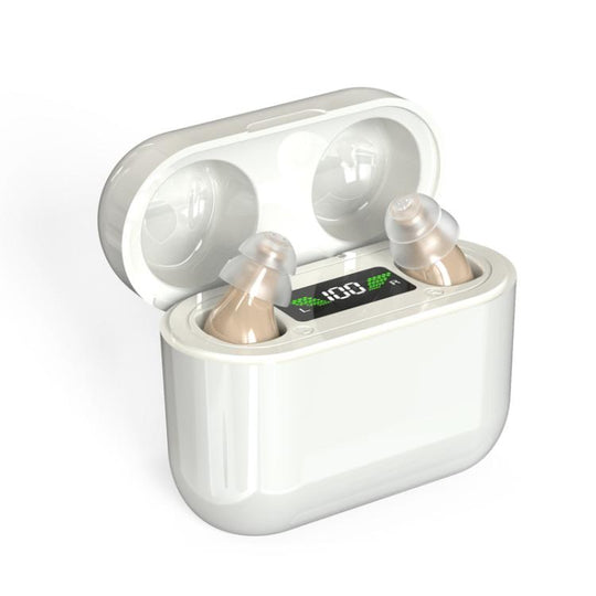 GM-912 Digital Hearing Aid Sound Amplifier With Digital Display Charging Compartment(Skin Color)