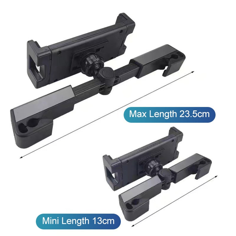 Car Rear Pillow Phone Tablet Bracket Rotatable Car Phone Holder(Black) by buy2fix