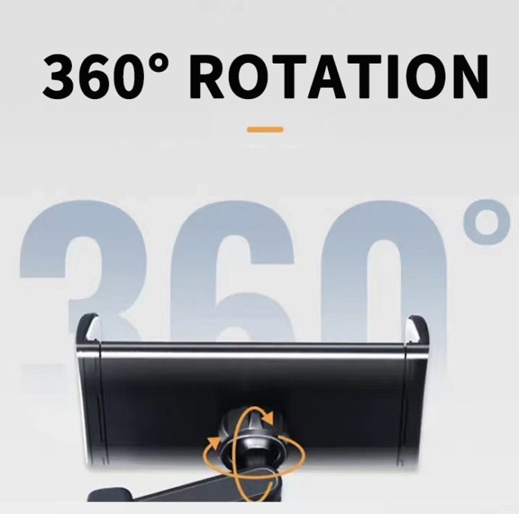 Car Rear Pillow Phone Tablet Bracket Rotatable Car Phone Holder(Black) by buy2fix