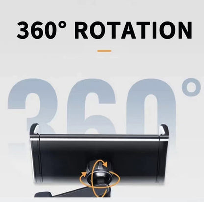 Car Rear Pillow Phone Tablet Bracket Rotatable Car Phone Holder(Black) by buy2fix