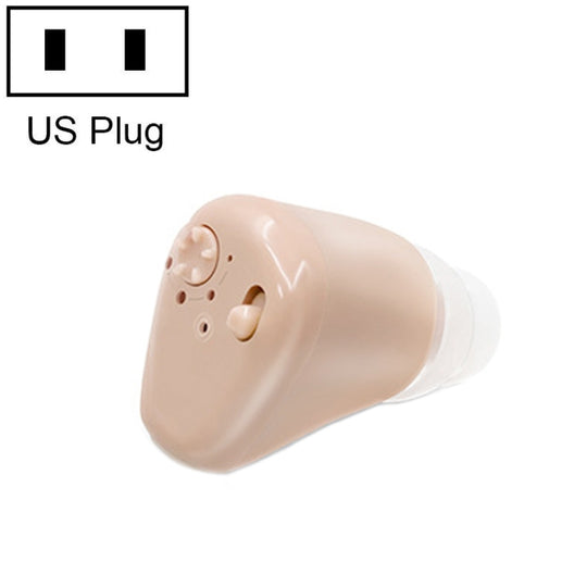 K-88 Wireless Elderly Sound Amplifier Sound Collector Mini Charging Hearing Aids, Plug: US Plug