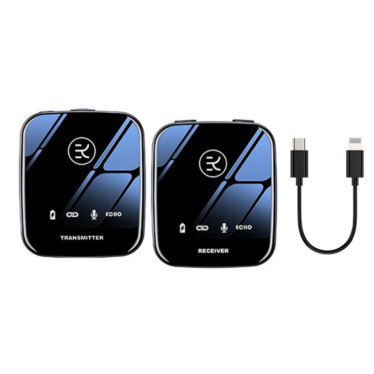 M18 Wireless Microphone Collar Clip Recording Equipment, Style: 1 In 1 8Pin - Microphone by buy2fix | Online Shopping UK | buy2fix