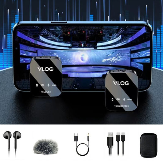 M18 Wireless Microphone Collar Clip Recording Equipment, Style: 1 In 1 8Pin - Microphone by buy2fix | Online Shopping UK | buy2fix