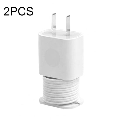 For iPhone 11/12 18W/20W Power Adapter 2pcs Protective Case Cover Data Cable Organizer(Transparent) by buy2fix