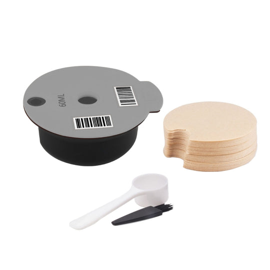 ICafilas YB01 Reusable Coffee Filter, Color: Gray+50 Filter Paper(60ml)