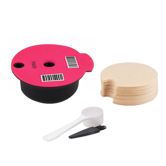 ICafilas YB01 Reusable Coffee Filter, Color: Pink+50 Filter Paper(60ml)