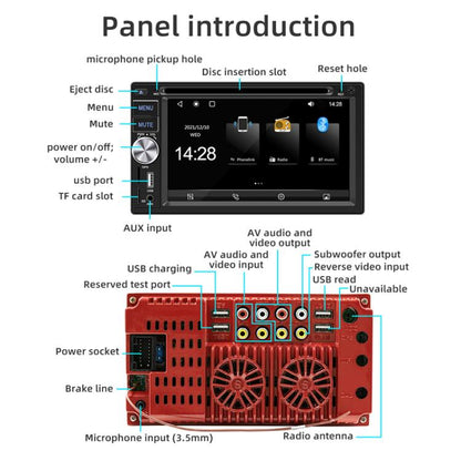 6.2 inch Bluetooth AUX Mobile Phone Interconnection USB Interface Car DVD(S4800) - Car MP3 & MP4 & MP5 by buy2fix | Online Shopping UK | buy2fix