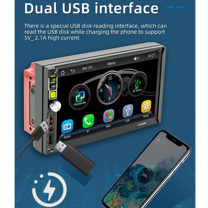 7 Inch Wireless CarPlay Mobile Phone Interconnection Car MP5(FS06W) - Car MP3 & MP4 & MP5 by buy2fix | Online Shopping UK | buy2fix