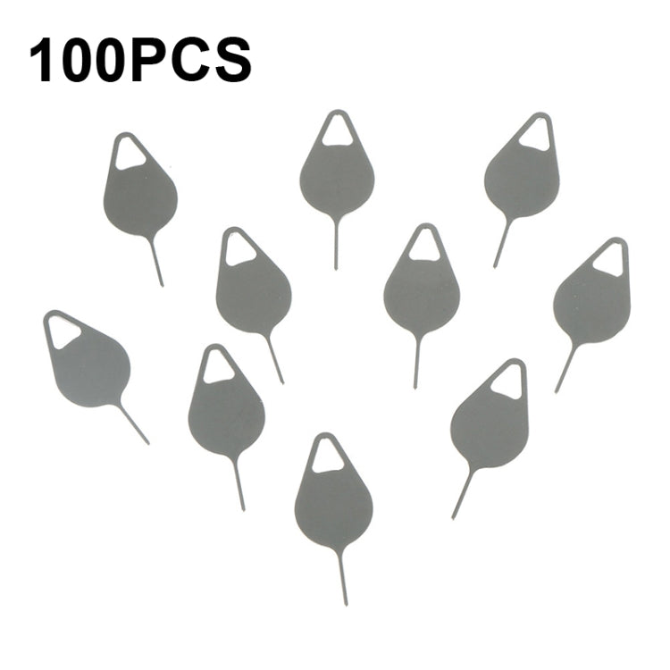100 PCS Universal Thickened and Hardened Steel Phone Card Removal Pin(Style 1) - SIM Card Tool by buy2fix | Online Shopping UK | buy2fix