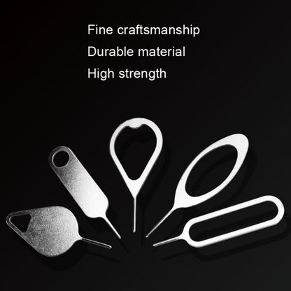 100 PCS Universal Thickened and Hardened Steel Phone Card Removal Pin(Style 1) - SIM Card Tool by buy2fix | Online Shopping UK | buy2fix