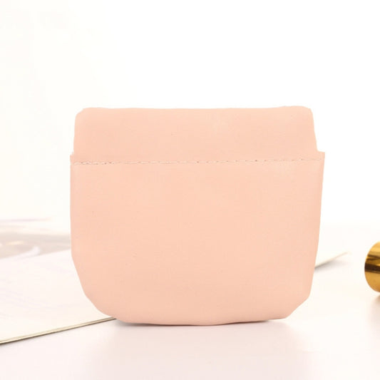 Portable Lipstick PU Case Mini Coin Cases Headphones Bag(Pink) - Digital Storage Bag by buy2fix | Online Shopping UK | buy2fix