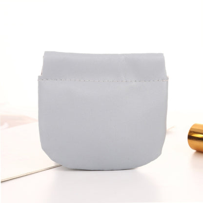 Portable Lipstick PU Case Mini Coin Cases Headphones Bag(Light Blue) - Digital Storage Bag by buy2fix | Online Shopping UK | buy2fix