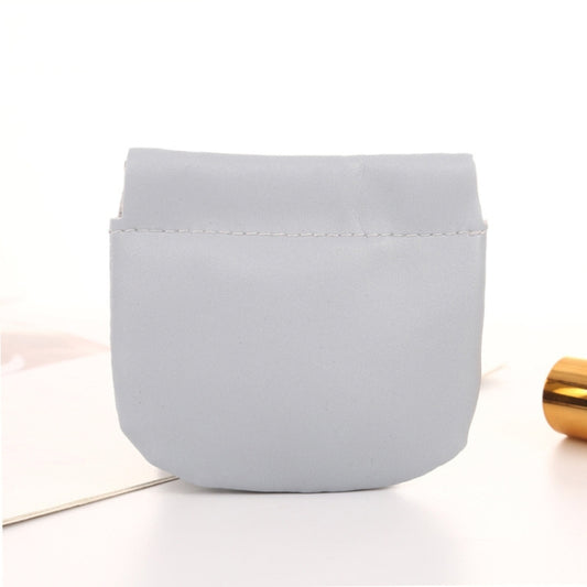 Portable Lipstick PU Case Mini Coin Cases Headphones Bag(Light Blue) - Digital Storage Bag by buy2fix | Online Shopping UK | buy2fix