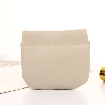 Portable Lipstick PU Case Mini Coin Cases Headphones Bag(Light Gray) by buy2fix