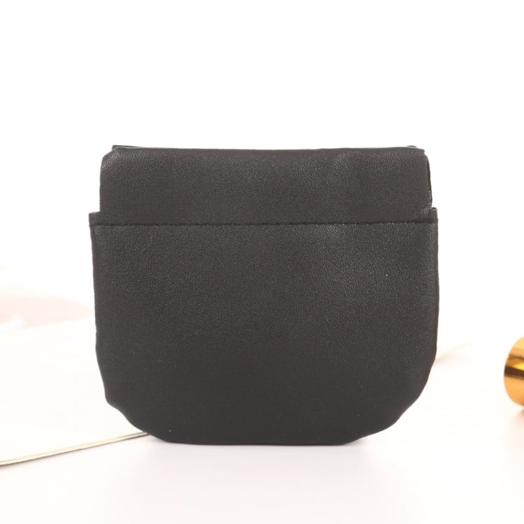 Portable Lipstick PU Case Mini Coin Cases Headphones Bag(Black) - Digital Storage Bag by buy2fix | Online Shopping UK | buy2fix