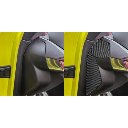For Chevrolet Corvette C8 4pcs /Set Front Slot Decoration Sticker(Black) - Car Interior Mouldings by buy2fix | Online Shopping UK | buy2fix