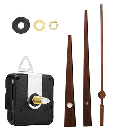 Quartz Clock Dial Repair Kit DIY Wall Clock Parts,Spec: Movement+S01 Wooden Needle - DIY Clocks by buy2fix | Online Shopping UK | buy2fix