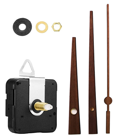 Quartz Clock Dial Repair Kit DIY Wall Clock Parts,Spec: Movement+S01 Wooden Needle - DIY Clocks by buy2fix | Online Shopping UK | buy2fix