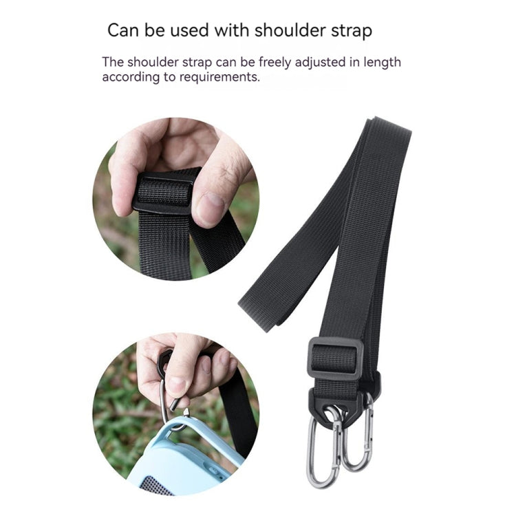 For Bose SoundLink Flex Bluetooth Speaker Silicone Protective Case Cover With Shoulder Strap(Blue) - Protective Case by buy2fix | Online Shopping UK | buy2fix