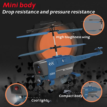 HeiFeng CZ02 Obstacle Avoidance Remote Control Aircraft, Color: 3.5CH Silver - RC Aircrafts by HeiFeng | Online Shopping UK | buy2fix