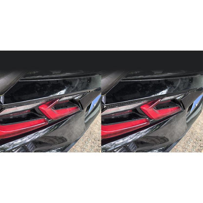 For Chevrolet Corvette C8 2pcs /Set Taillight Decorative Sticker(Black) - Car Interior Mouldings by buy2fix | Online Shopping UK | buy2fix
