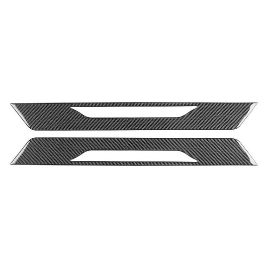 For Chevrolet Corvette C8 2pcs /Set Door Sill Decorative Sticker(Black) - Car Interior Mouldings by buy2fix | Online Shopping UK | buy2fix