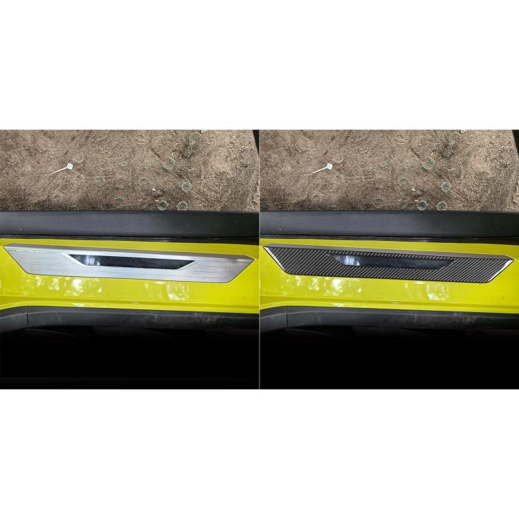 For Chevrolet Corvette C8 2pcs /Set Door Sill Decorative Sticker(Black) - Car Interior Mouldings by buy2fix | Online Shopping UK | buy2fix