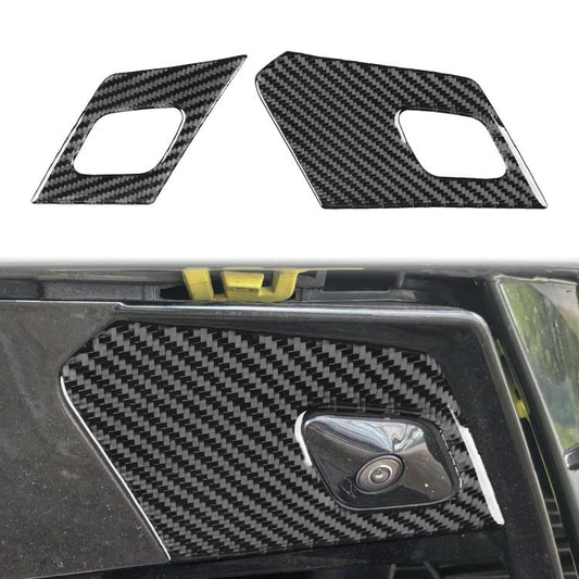 For Chevrolet Corvette C8 2pcs /Set Door Radar Sticker(Black) - Car Interior Mouldings by buy2fix | Online Shopping UK | buy2fix