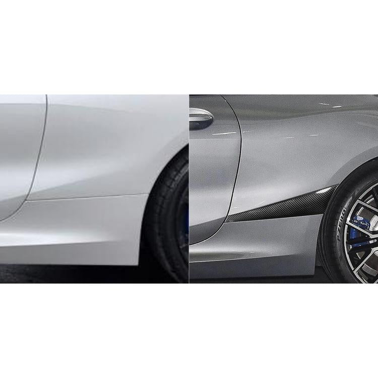 For 2019-2022 BMW 8 Series G14 2pcs /Set 2 Door Rear Fender Stickers(Red) - Car Interior Mouldings by buy2fix | Online Shopping UK | buy2fix