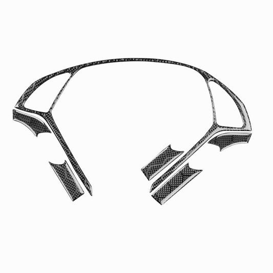 For Infiniti G35/G37/G25/Q60 6pcs /Set Steering Wheel Decorative Cover Trim Sticker(Black) - Car Interior Mouldings by buy2fix | Online Shopping UK | buy2fix