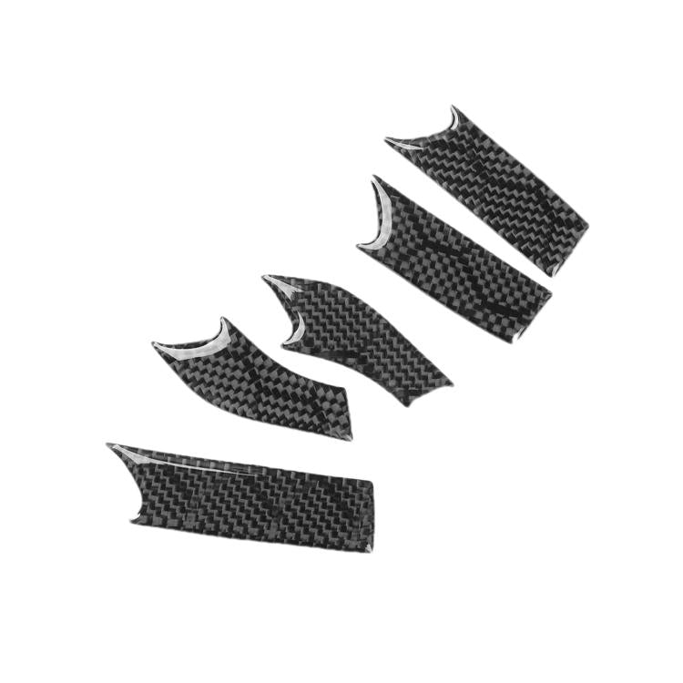 For Infiniti G35/G37/G25/Q60 6pcs /Set Steering Wheel Decorative Cover Trim Sticker(Black) - Car Interior Mouldings by buy2fix | Online Shopping UK | buy2fix