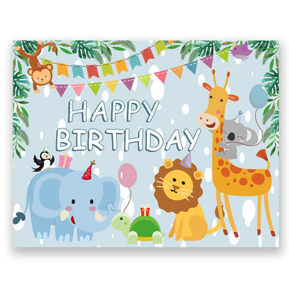 Birthday Party Background Cloth Decoration Shooting Cloth, Size: 90x70cm(HB023) - Birthday Party by buy2fix | Online Shopping UK | buy2fix