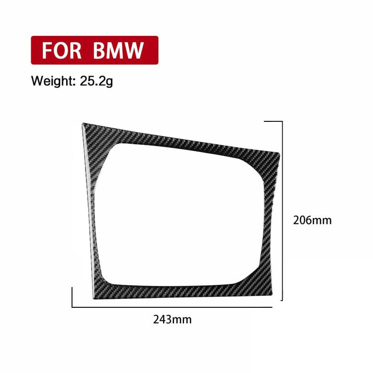 For 2019-2024 BMW 8 Series G14 Right-Hand Drive Central Control Shift Panel Frame Sticker(Red) - Car Interior Mouldings by buy2fix | Online Shopping UK | buy2fix