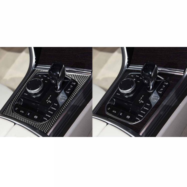 For 2019-2024 BMW 8 Series G14 Right-Hand Drive Central Control Shift Panel Frame Sticker(Red) - Car Interior Mouldings by buy2fix | Online Shopping UK | buy2fix