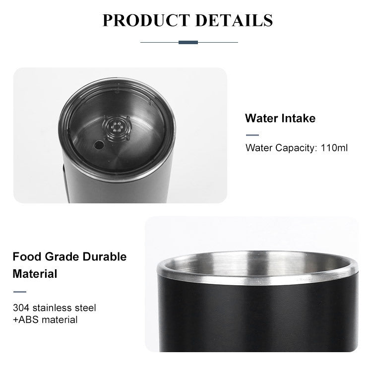 KFJ100 Portable Universal Automatic Espresso Capsule Coffee Maker(Black) - Coffee Machine & Accessories by buy2fix | Online Shopping UK | buy2fix