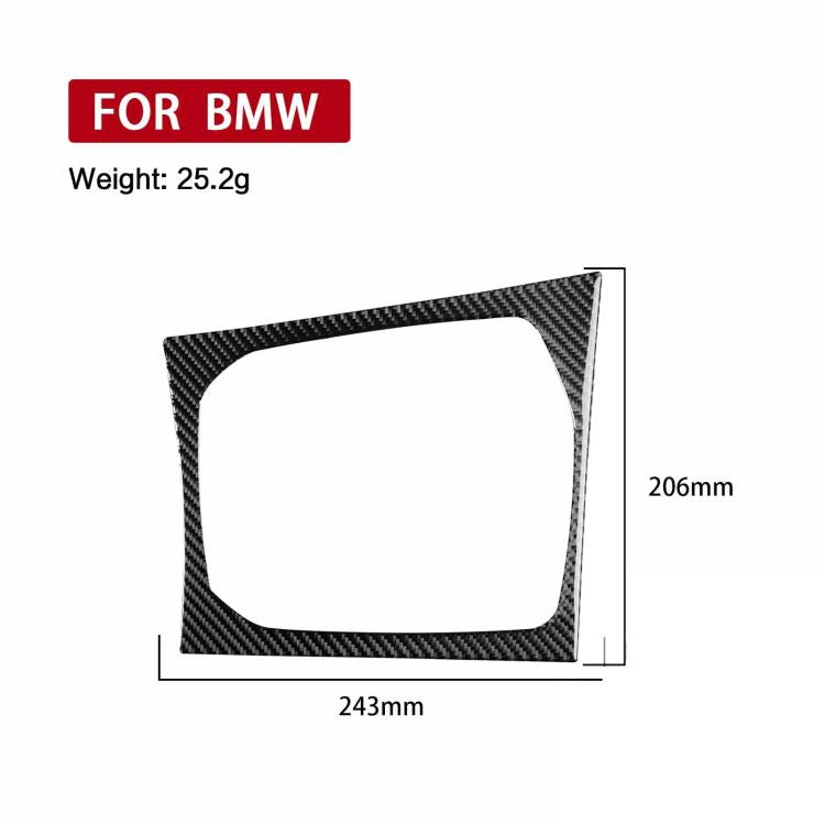For 2019-2024 BMW 8 Series G14 Left-Hand Drive Central Control Shift Panel Frame Sticker(Red) - Car Interior Mouldings by buy2fix | Online Shopping UK | buy2fix