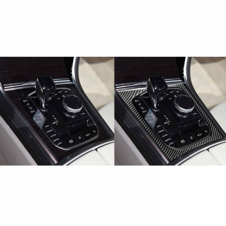 For 2019-2024 BMW 8 Series G14 Left-Hand Drive Central Control Shift Panel Frame Sticker(Red) - Car Interior Mouldings by buy2fix | Online Shopping UK | buy2fix