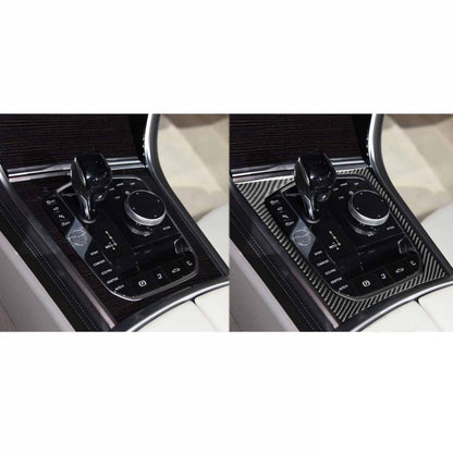 For 2019-2024 BMW 8 Series G14 Left-Hand Drive Central Control Shift Panel Frame Sticker(Red) - Car Interior Mouldings by buy2fix | Online Shopping UK | buy2fix