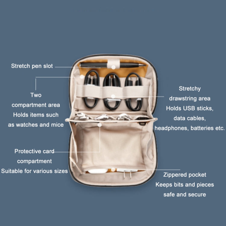 PGYTECH Travel Multifunctional Portable Digital Accessory Cable Organizer, Size: Mini(Green) by PGYTECH