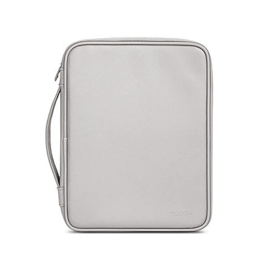 Baona BN-Q015 Leather Waterproof Shock Absorbing Handheld Tablet Bag, Size: 10.9 inches(Gray)