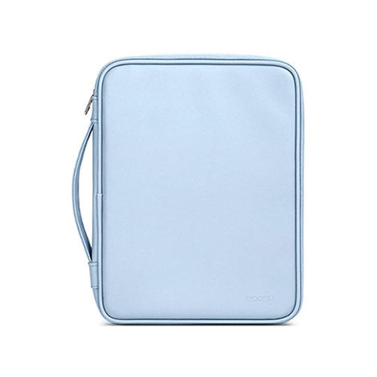 Baona BN-Q015 Leather Waterproof Shock Absorbing Handheld Tablet Bag, Size: 12.9 inches(Blue)