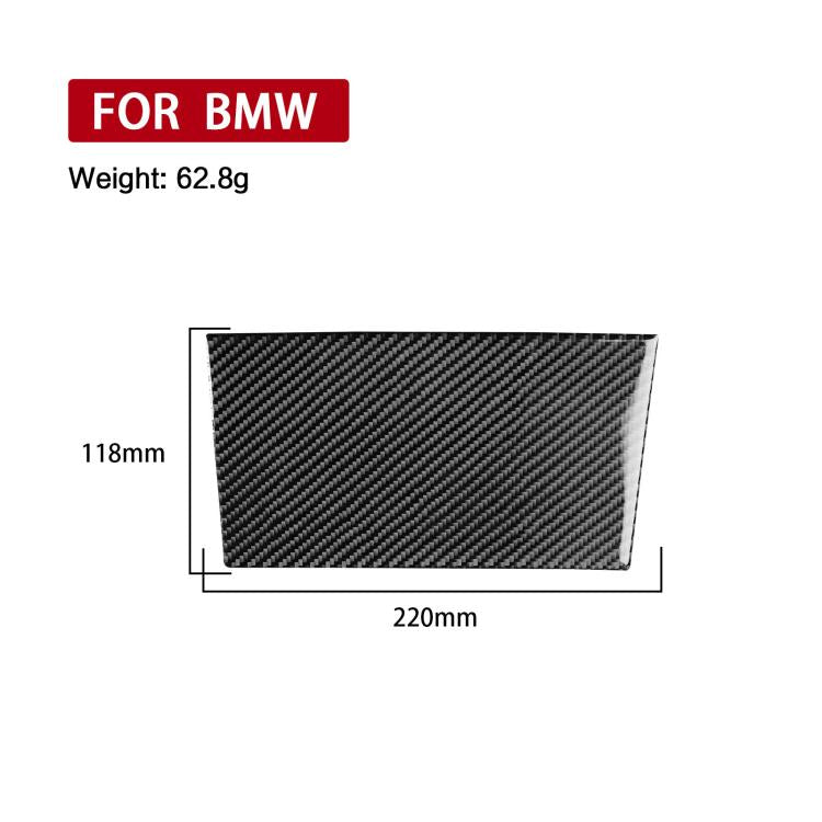 For 2019-2024 BMW 8 Series G14 Right-hand Drive Central Control Storage Box Sliding Panel Sticker(Red) - Car Interior Mouldings by buy2fix | Online Shopping UK | buy2fix