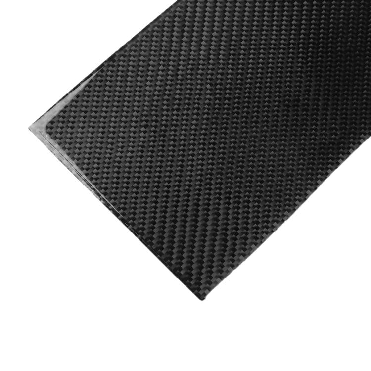 For 2019-2024 BMW 8 Series G14 Right-hand Drive Central Control Storage Box Sliding Panel Sticker(Black) - Car Interior Mouldings by buy2fix | Online Shopping UK | buy2fix
