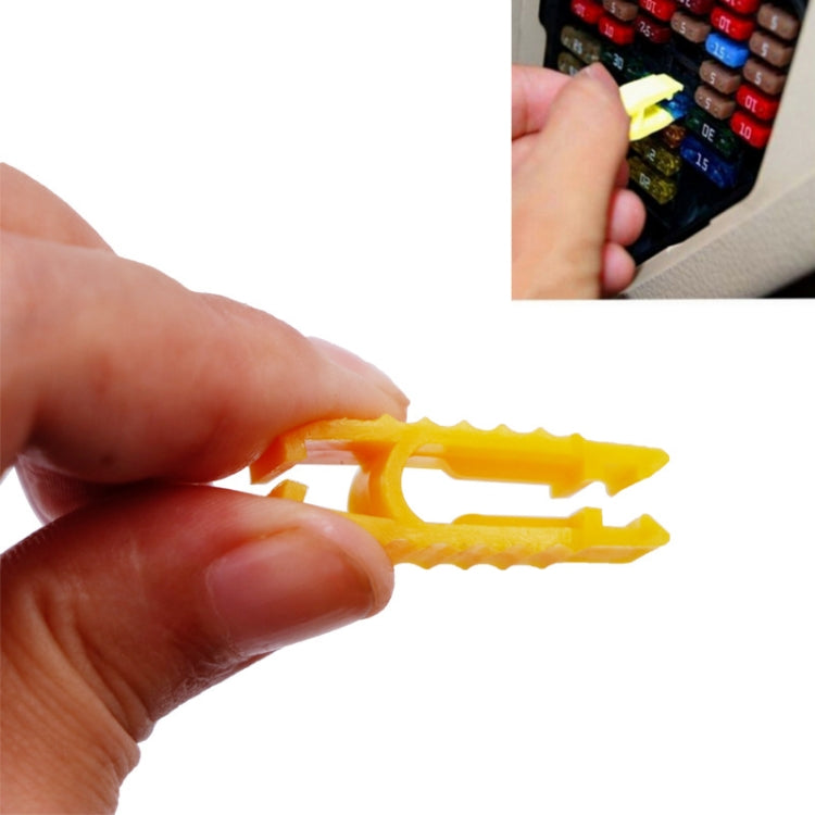 Car Fuse Cartridge Puller Tweezers(Yellow) - Others by buy2fix | Online Shopping UK | buy2fix