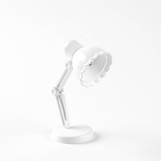 Flower Shape LED Mini Magnetic Table Lamp Foldable Bedside Night Light(09A White) by buy2fix