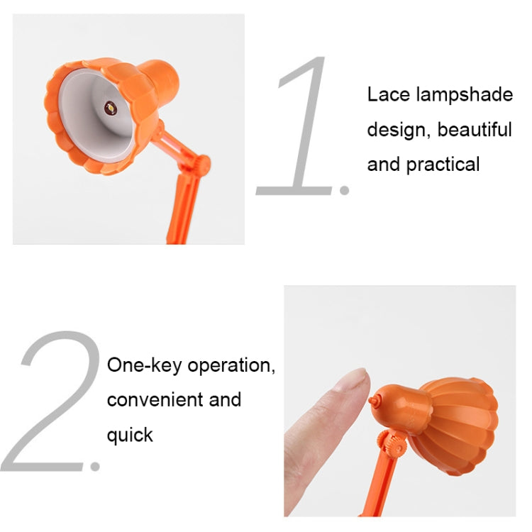 Flower Shape LED Mini Magnetic Table Lamp Foldable Bedside Night Light(09B Yellow) by buy2fix