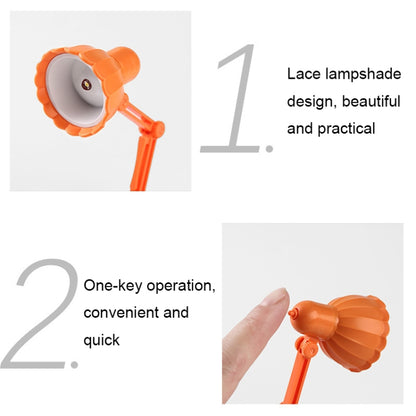 Flower Shape LED Mini Magnetic Table Lamp Foldable Bedside Night Light(09B Yellow) by buy2fix