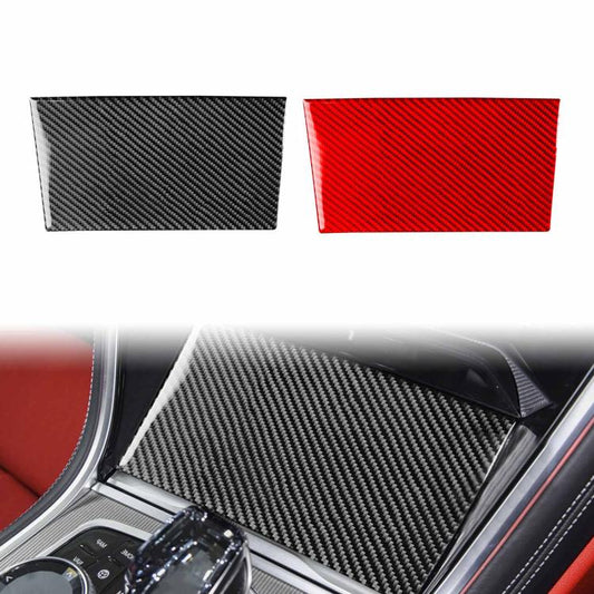 For 2019-2024 BMW 8 Series G14 Left-hand Drive Central Control Storage Box Sliding Panel Sticker(Red) - Car Interior Mouldings by buy2fix | Online Shopping UK | buy2fix