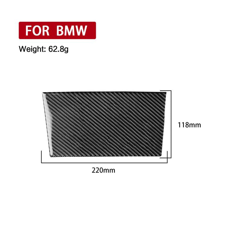 For 2019-2024 BMW 8 Series G14 Left-hand Drive Central Control Storage Box Sliding Panel Sticker(Red) - Car Interior Mouldings by buy2fix | Online Shopping UK | buy2fix