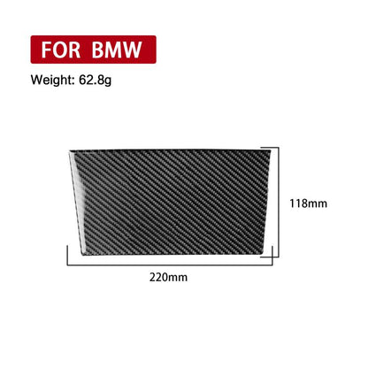 For 2019-2024 BMW 8 Series G14 Left-hand Drive Central Control Storage Box Sliding Panel Sticker(Red) - Car Interior Mouldings by buy2fix | Online Shopping UK | buy2fix